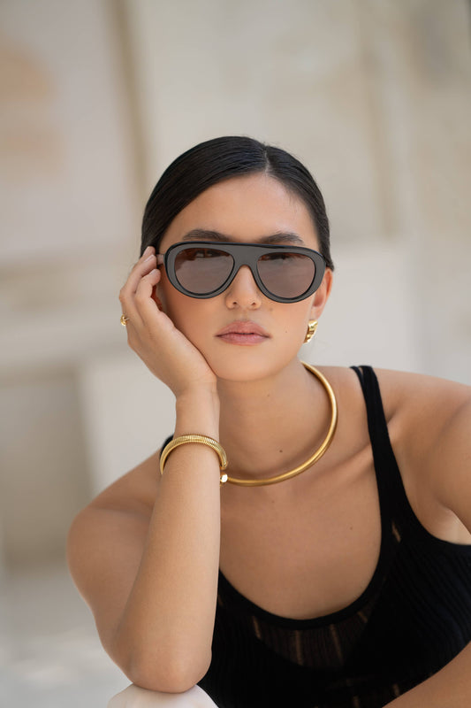 FREYRS Eyewear - Jetsetter Acetate Unisex Aviator Sunglasses