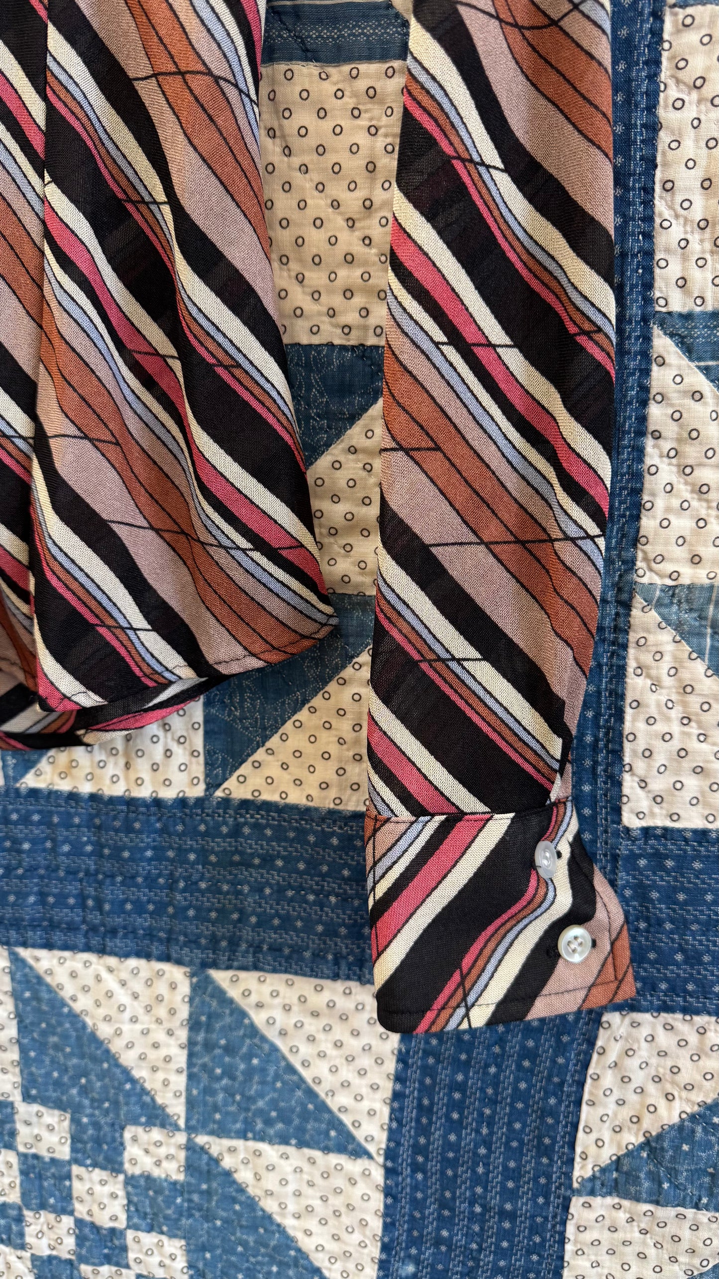 1970's Disco Button Up