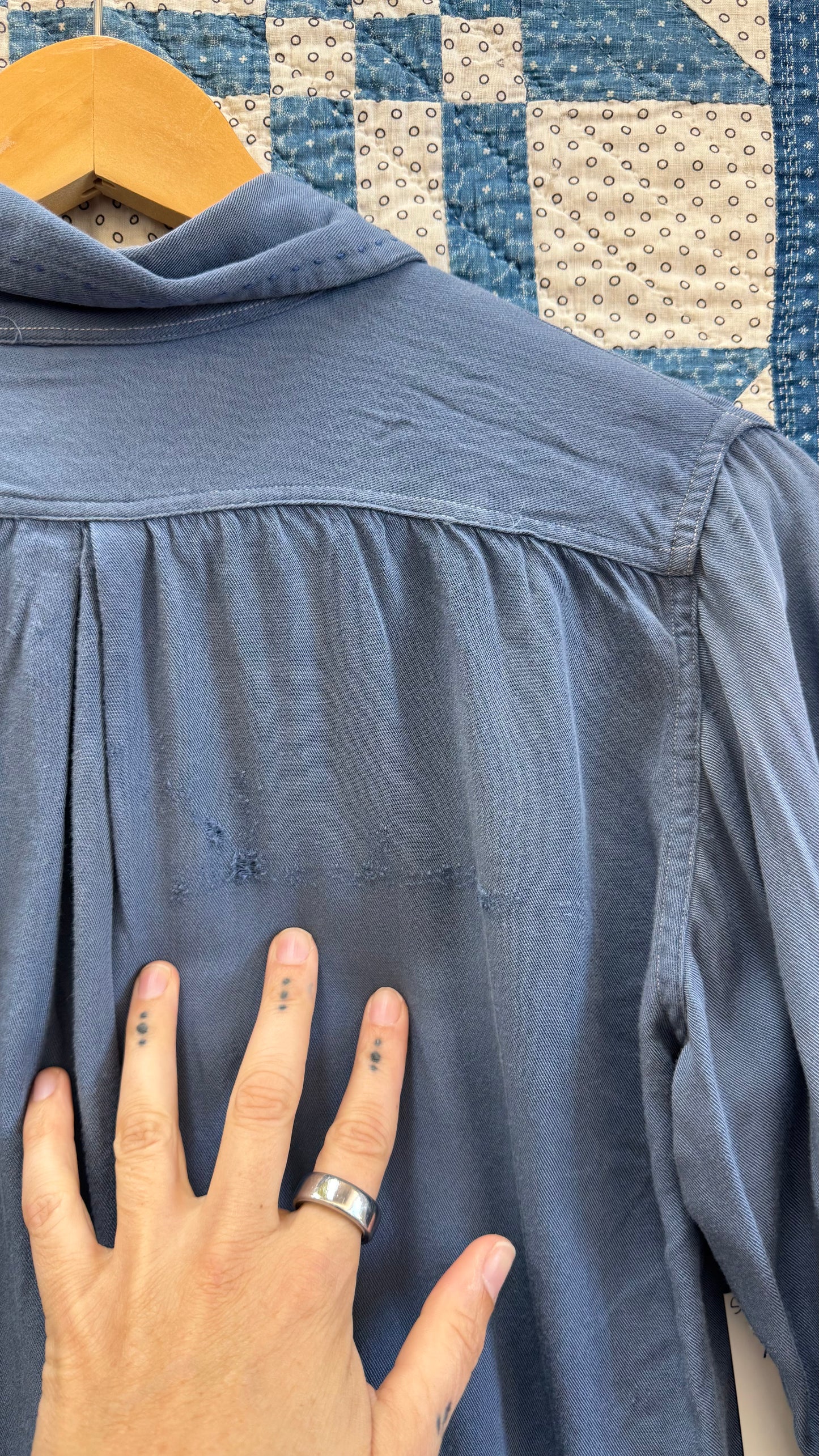 50's Gabardine Button Up