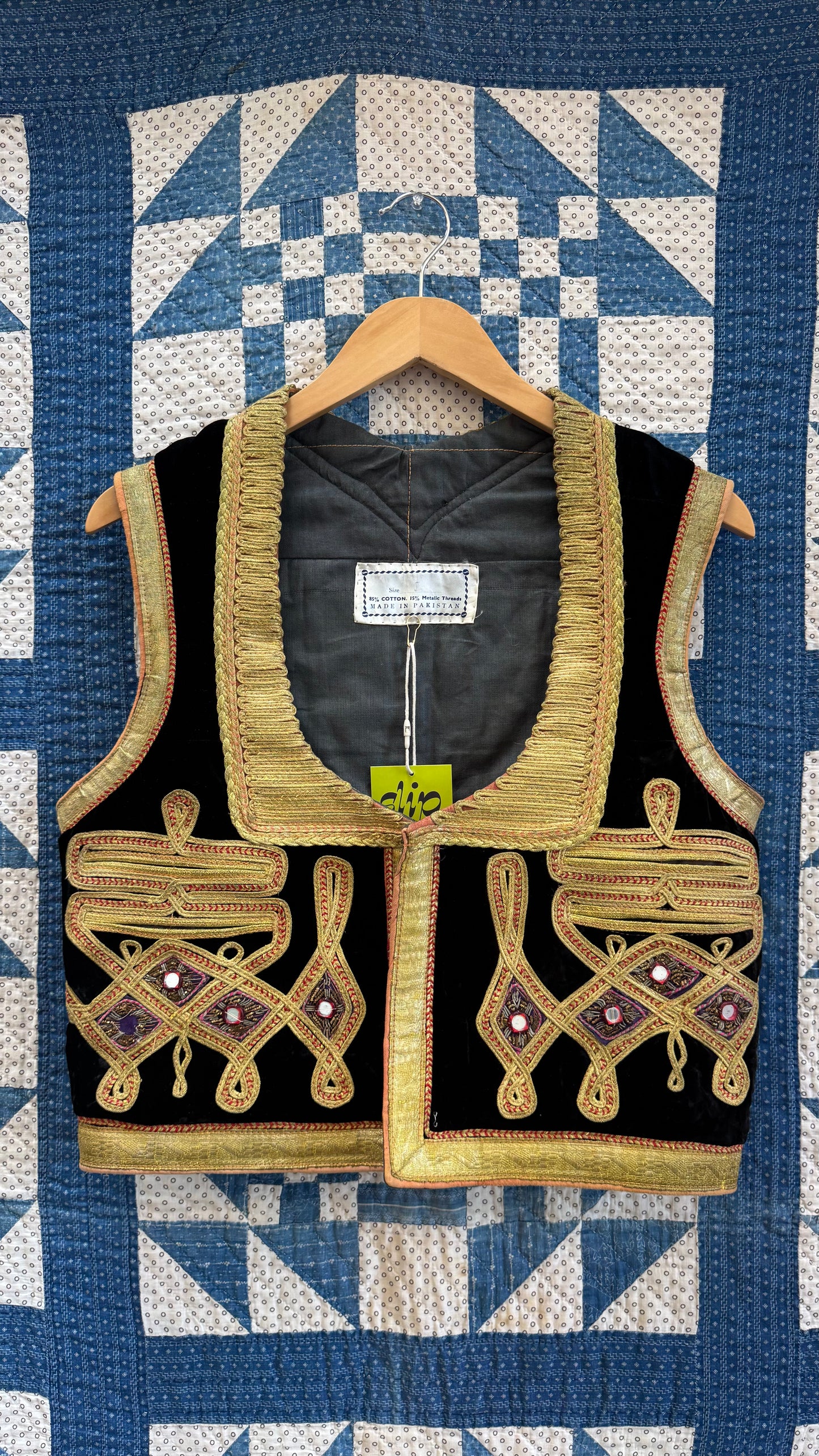 Gorgeous Velvet Embroidered Vest
