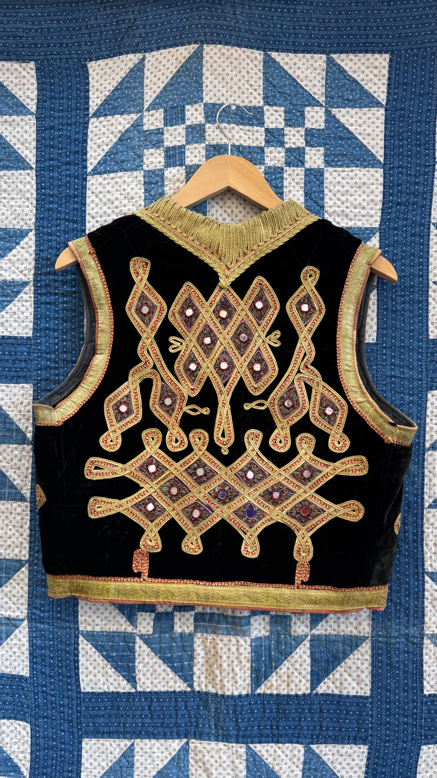 Gorgeous Velvet Embroidered Vest