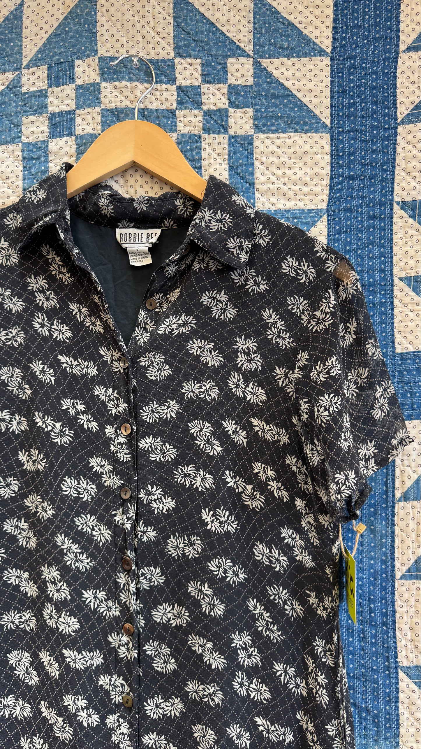 Short Sleeve Silk Shirtdress