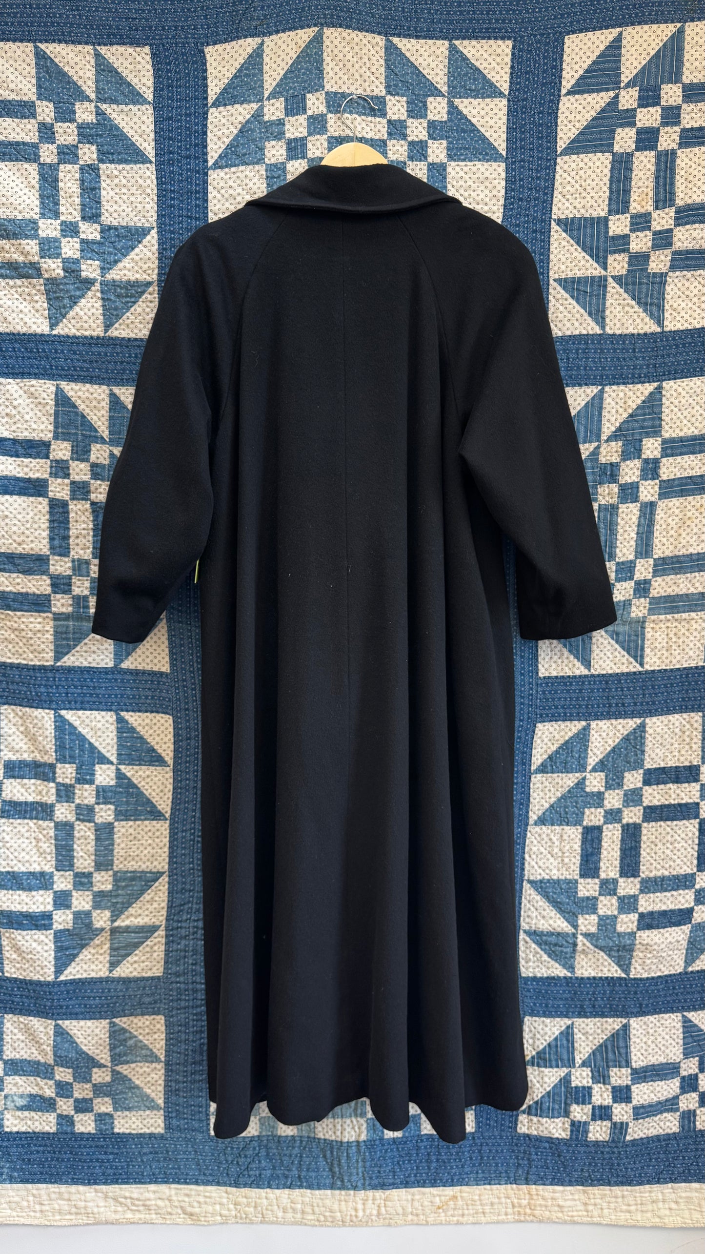 1990's Long Black Coat
