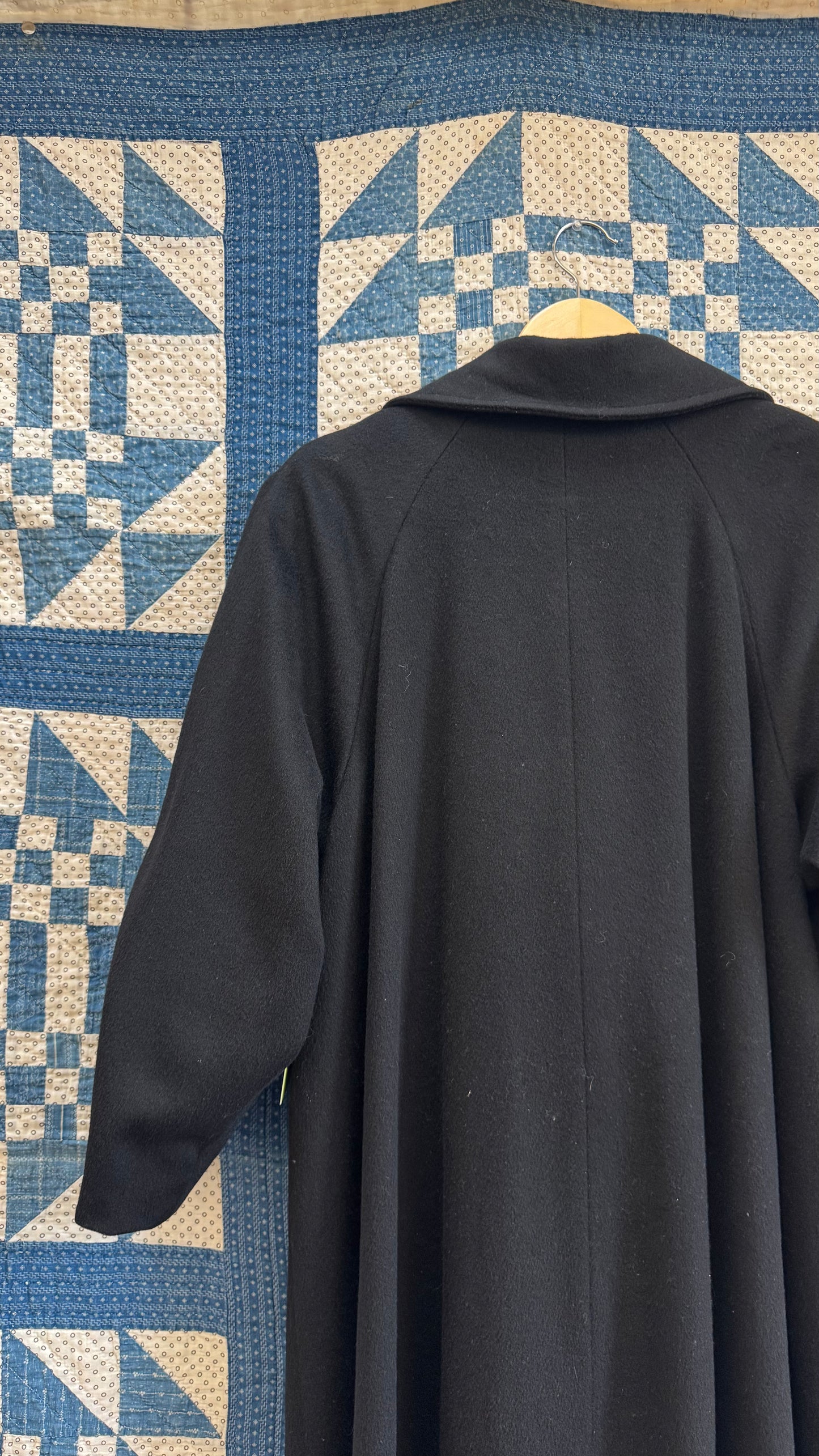 1990's Long Black Coat
