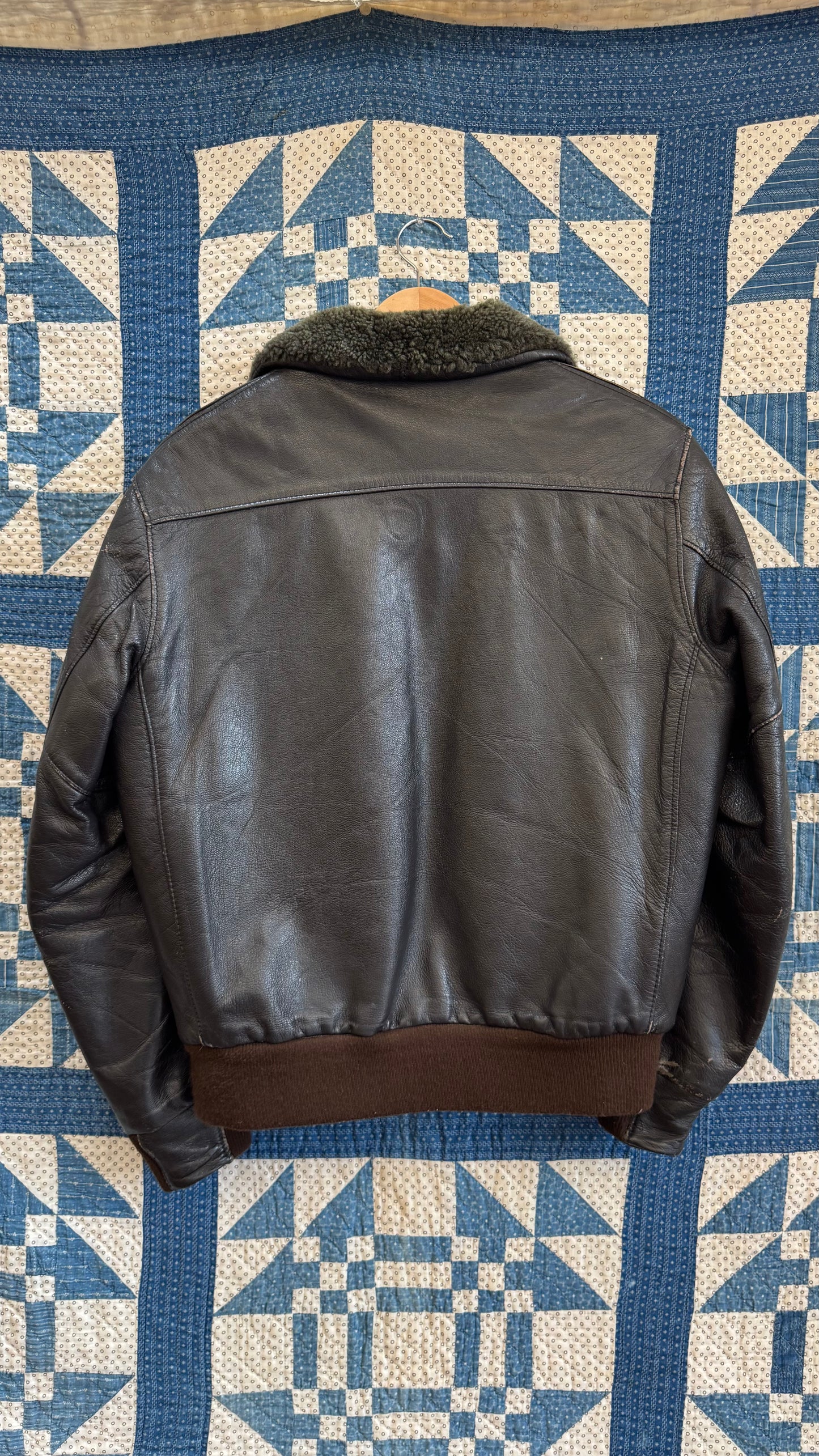 70's L.L.Bean Goatskin Bomber