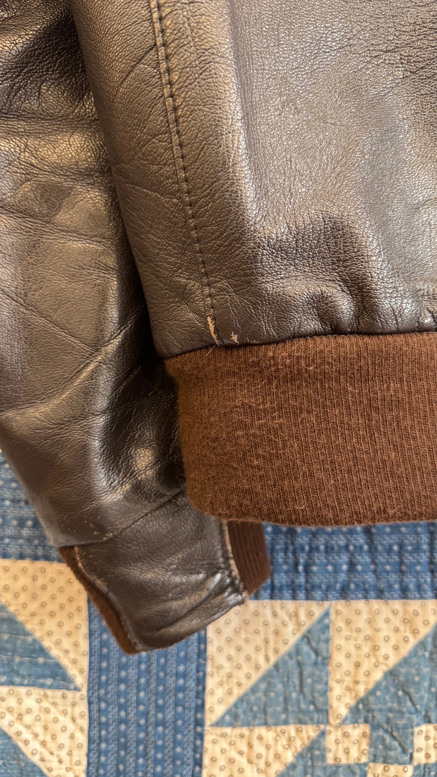 70's L.L.Bean Goatskin Bomber