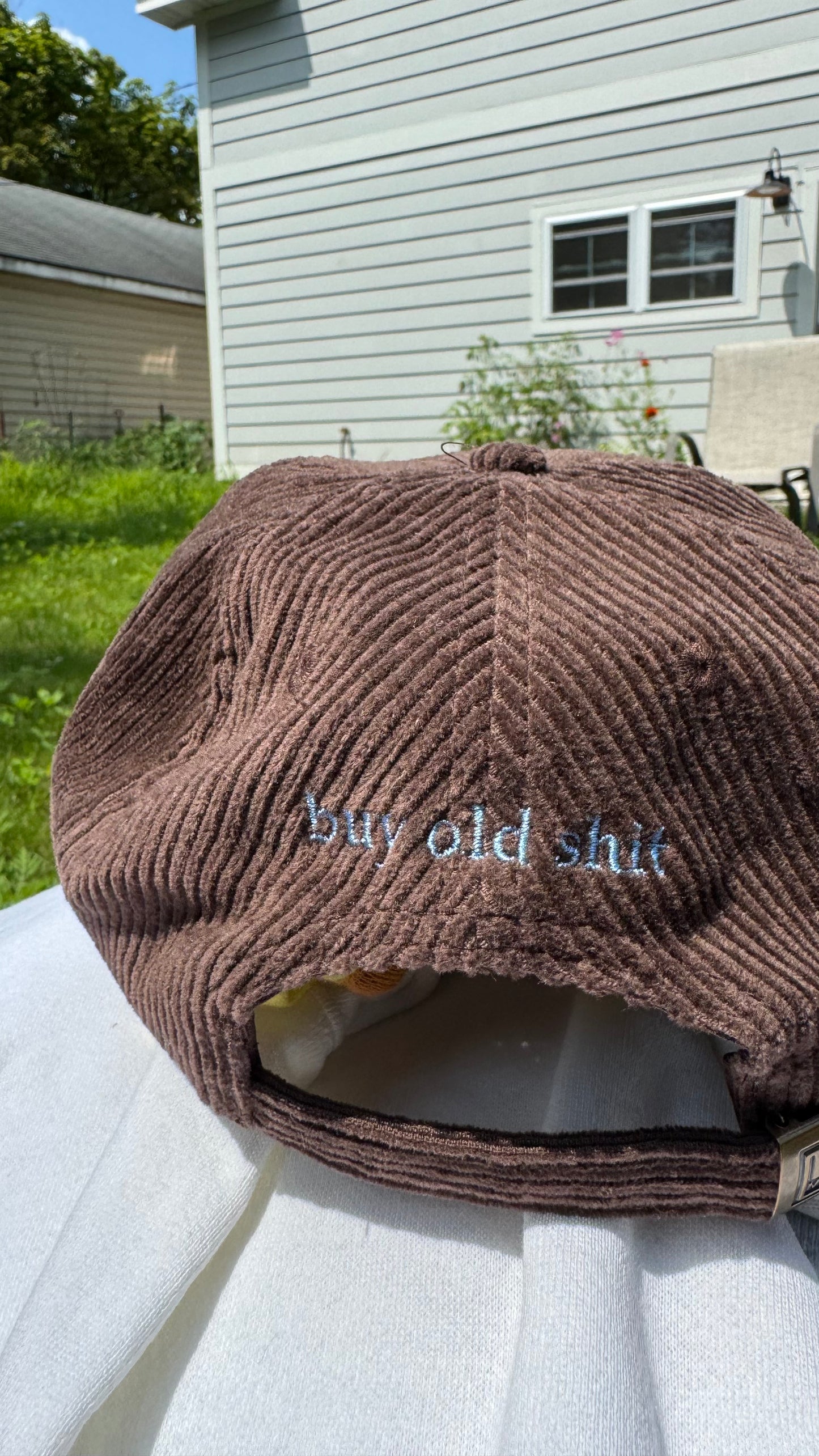 Corduroy "slip." Hat
