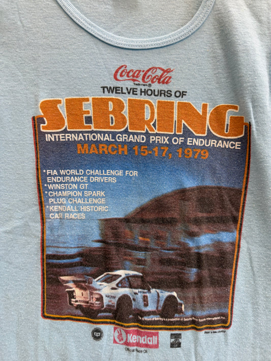 1979's Twelve Hours of Sebring Dick Barbour Baby Doll T-shirt