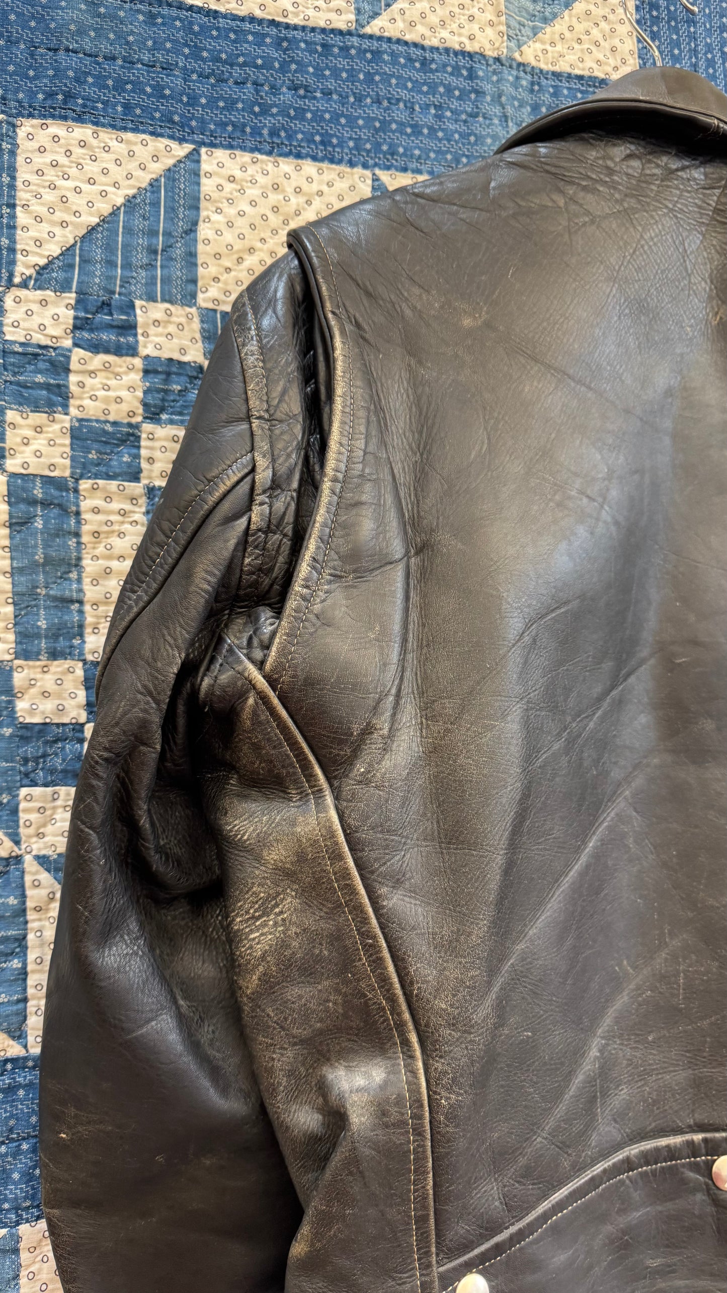 1950's Leather Motorcycle Jacket