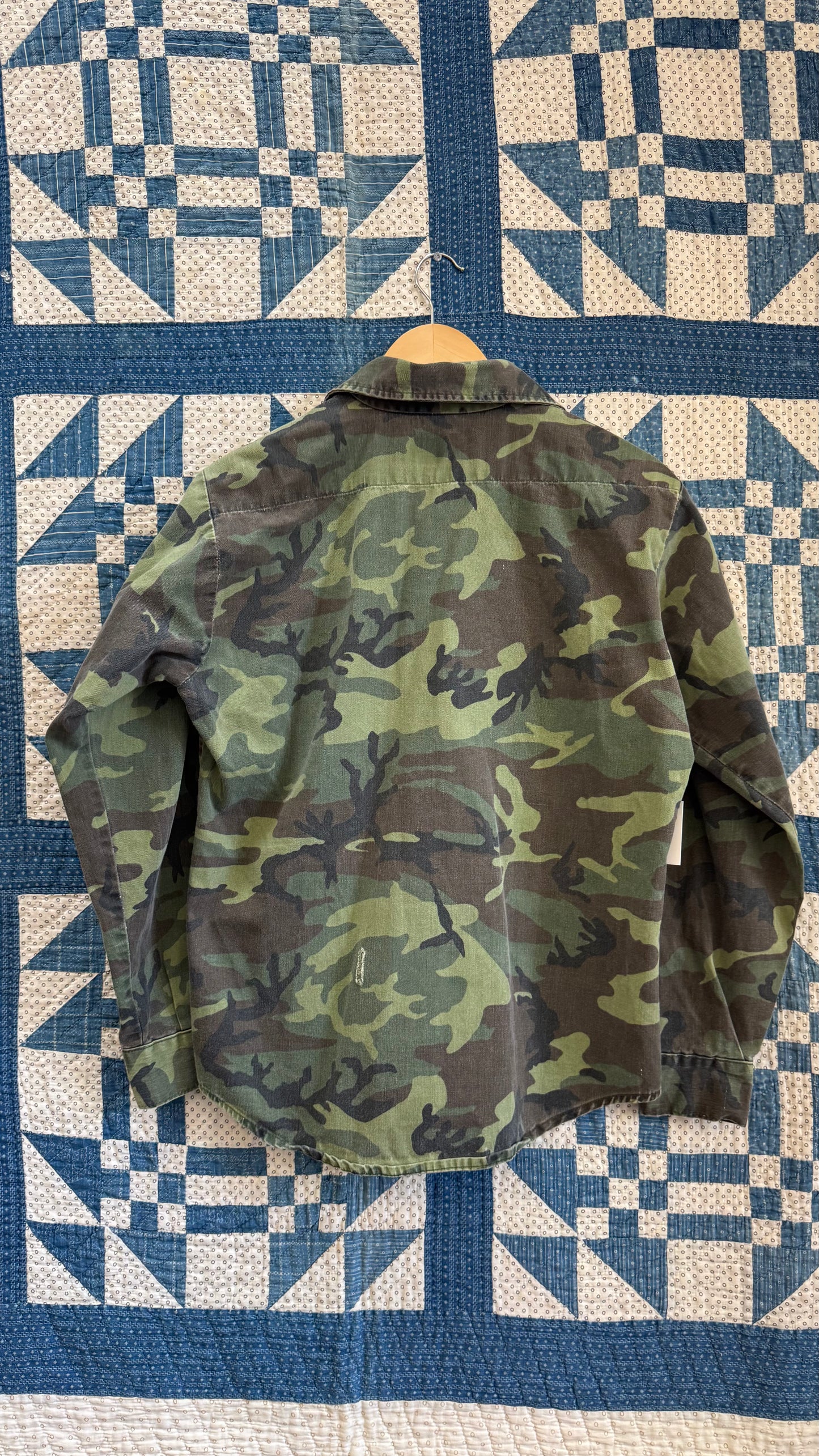 1990's Camo Button Up Shirt