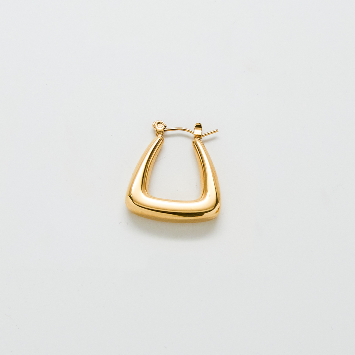 Admiral Row Jewelry - Gold Triangle Hoop Earrings - Spring 2026, Graduation Gift