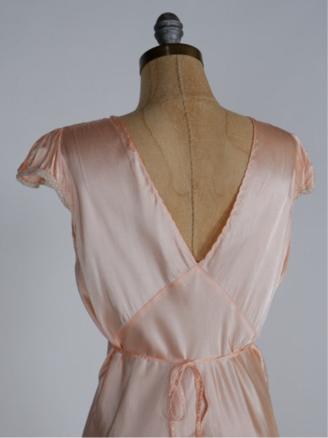 40's Pink Slip Dress