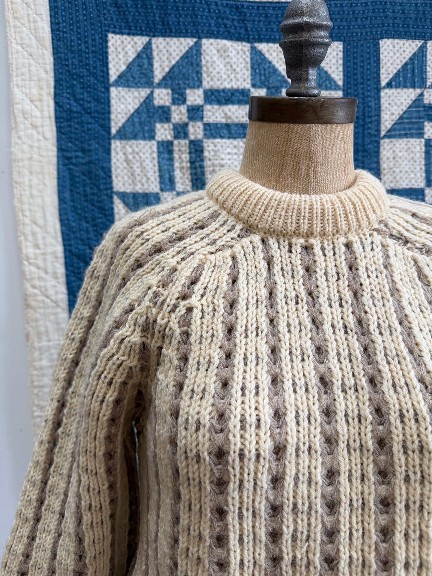 Cream Chunky Knit Sweater