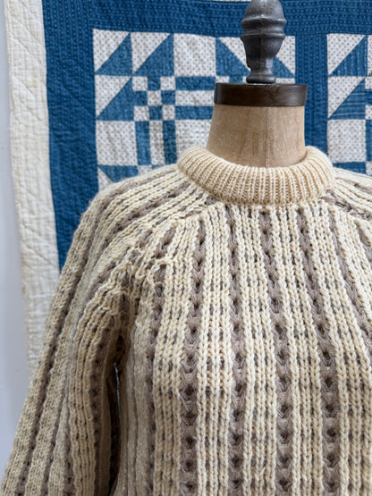 Cream Chunky Knit Sweater