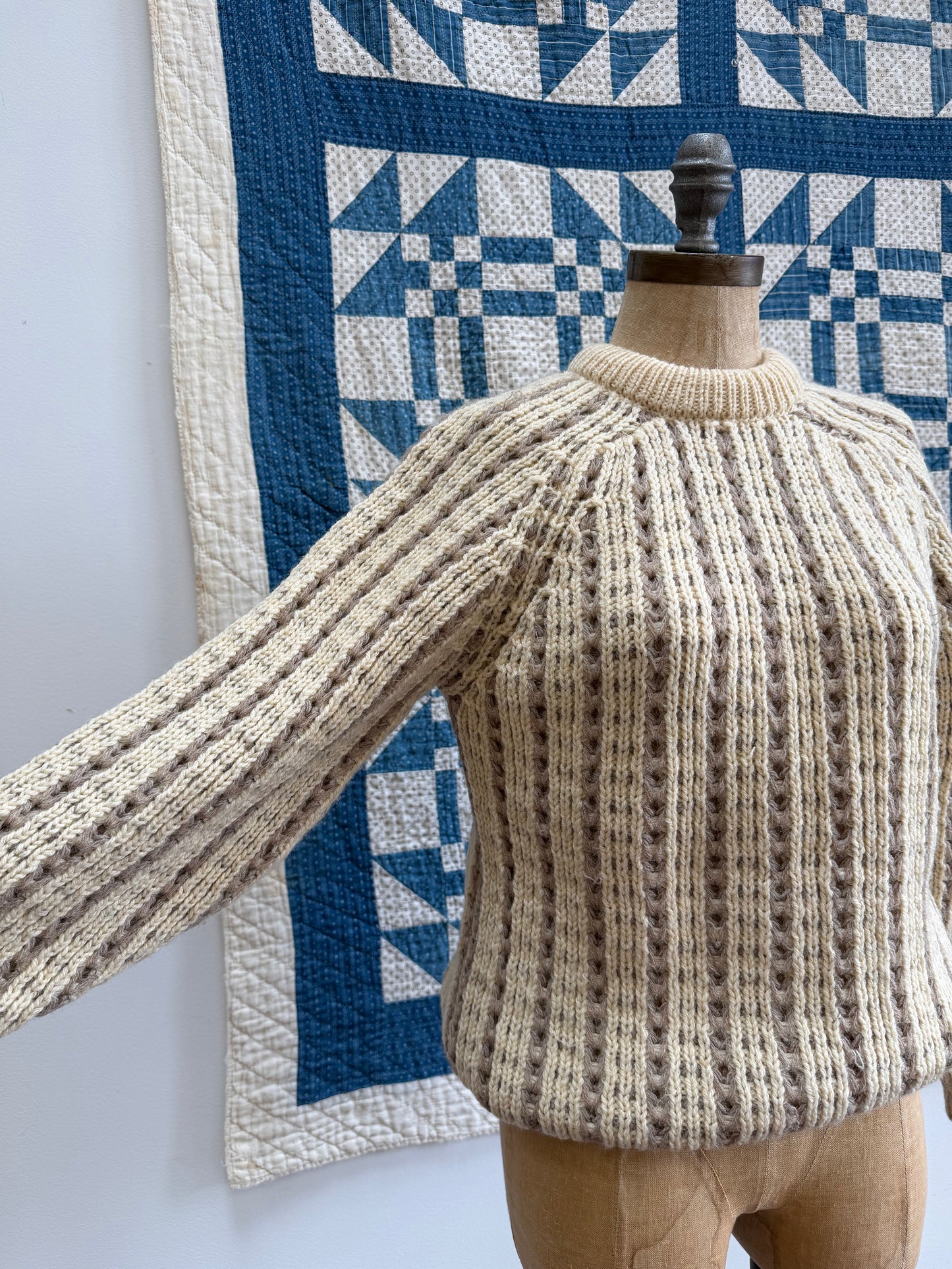 Cream Chunky Knit Sweater