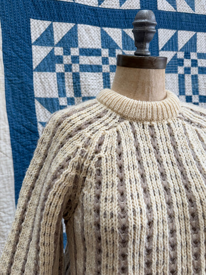Cream Chunky Knit Sweater