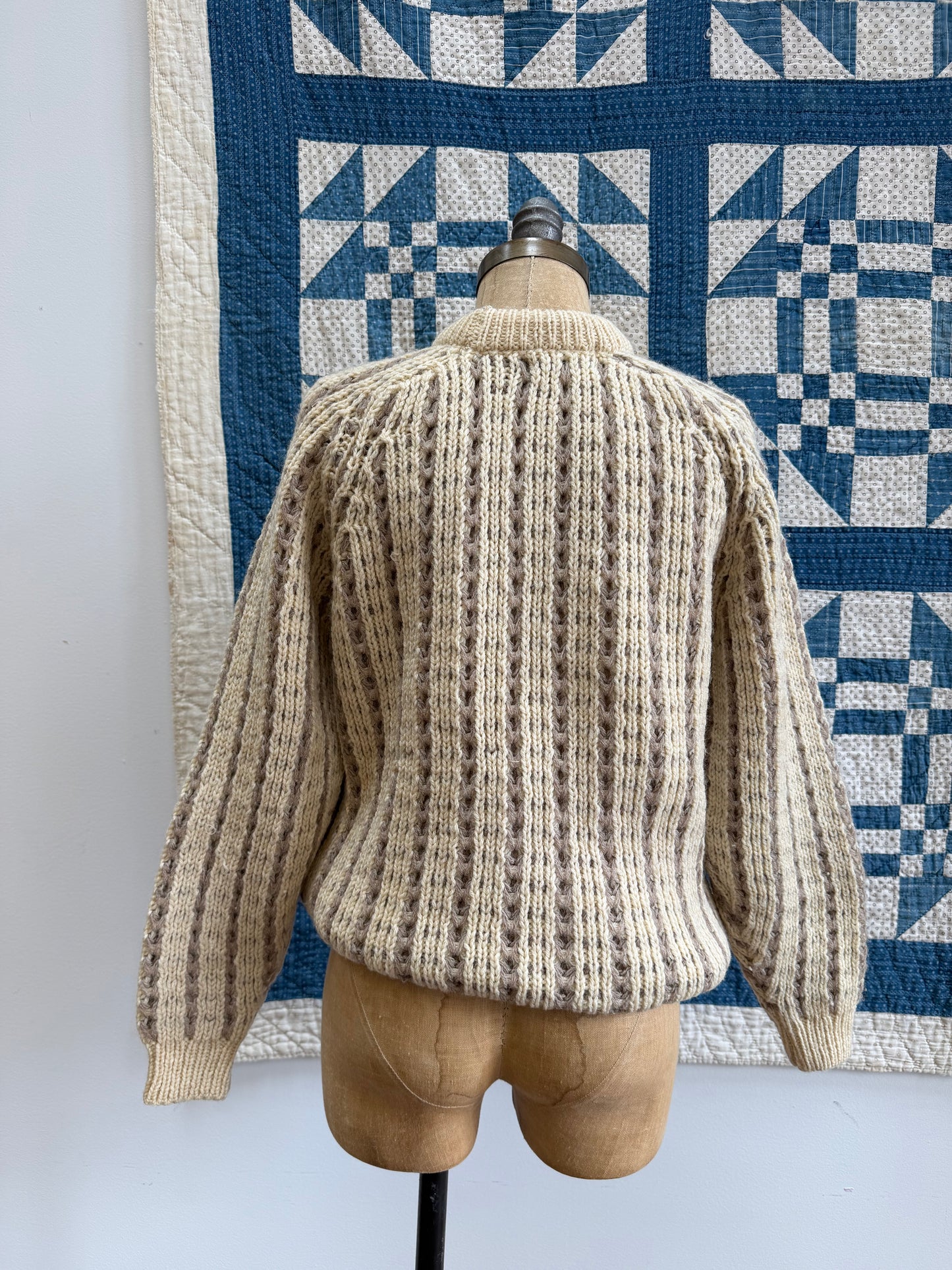 Cream Chunky Knit Sweater