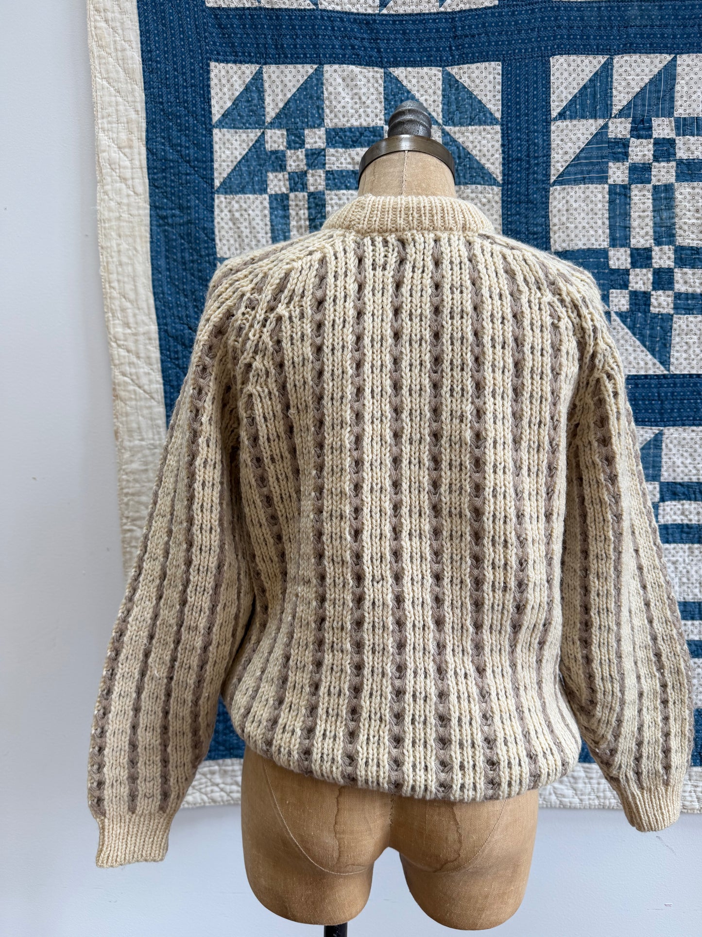 Cream Chunky Knit Sweater