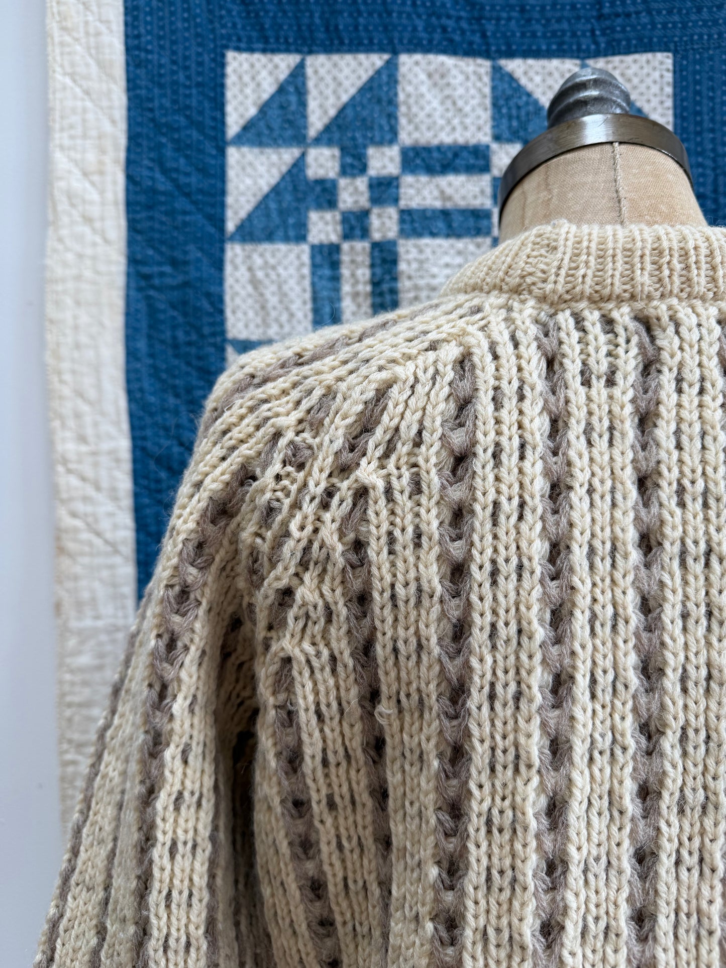 Cream Chunky Knit Sweater