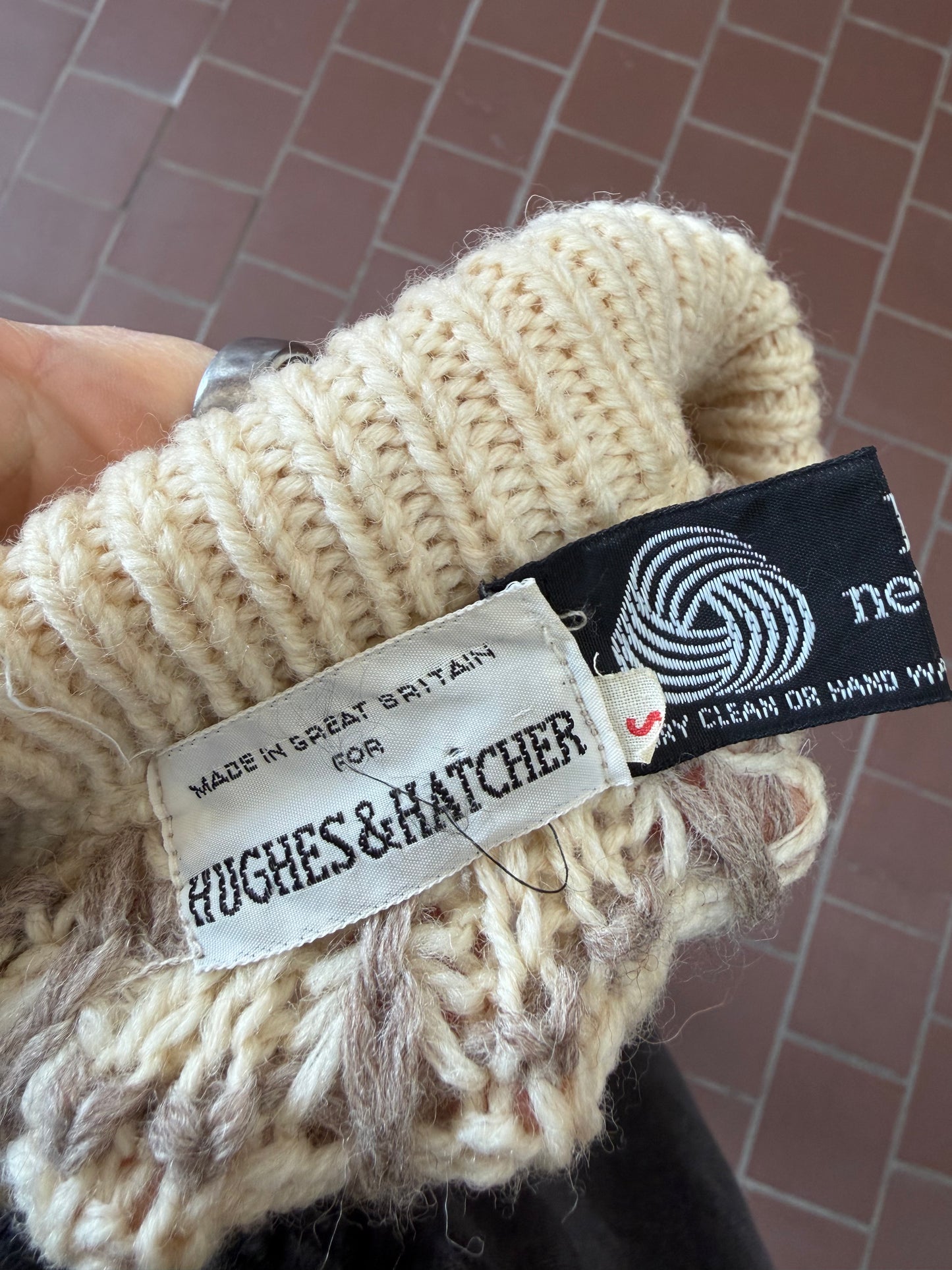 Cream Chunky Knit Sweater