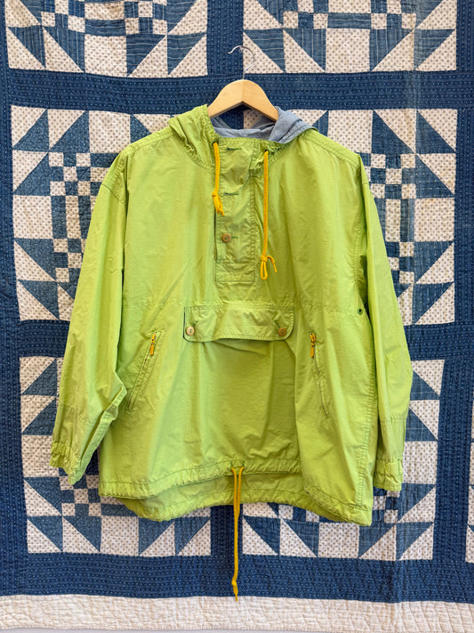 1990's Lime Green Anorak-Style Jacket