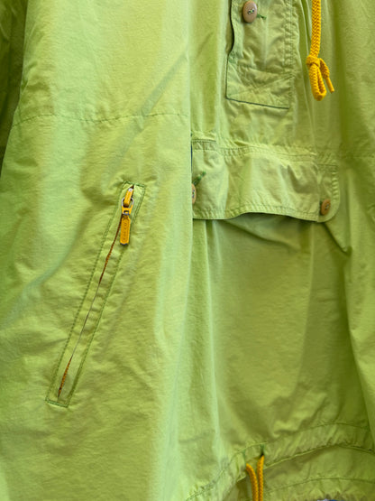 1990's Lime Green Anorak-Style Jacket
