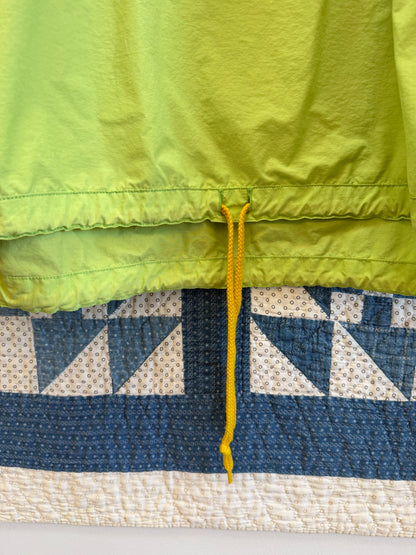 1990's Lime Green Anorak-Style Jacket