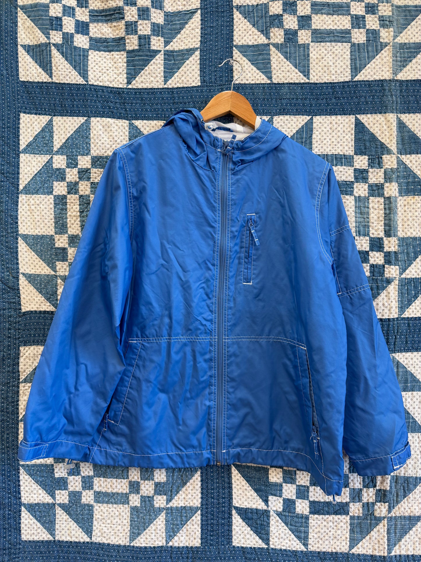 1990's Baby Blue Windbreaker