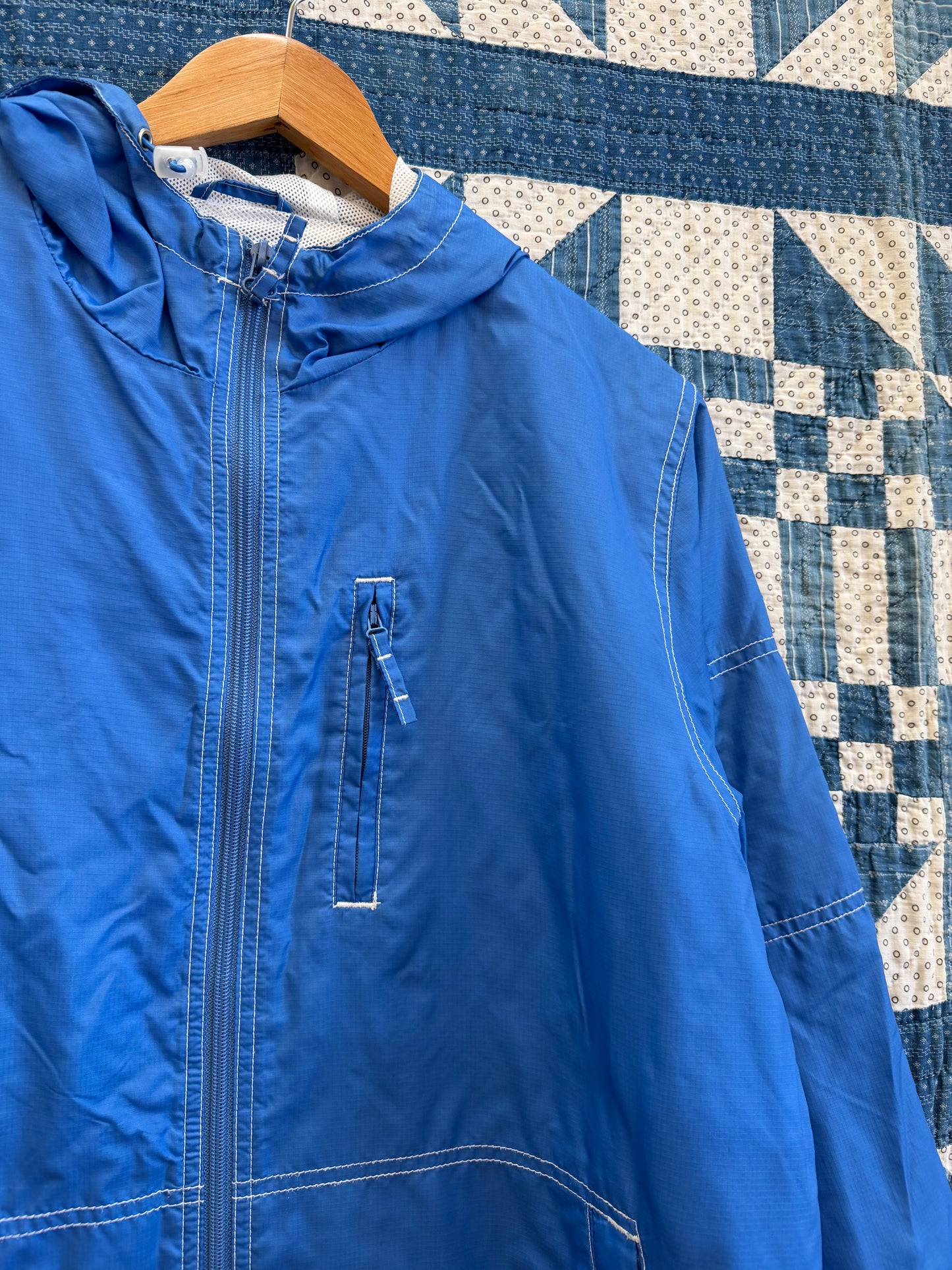 1990's Baby Blue Windbreaker