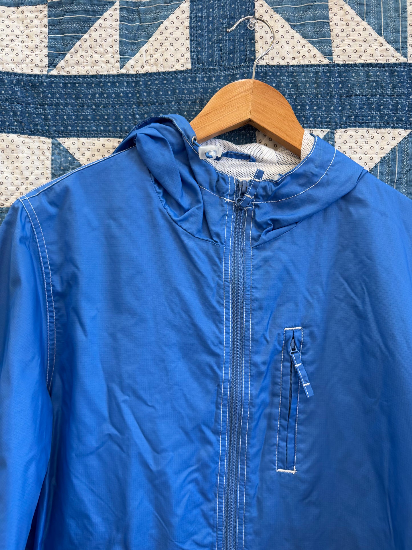 1990's Baby Blue Windbreaker