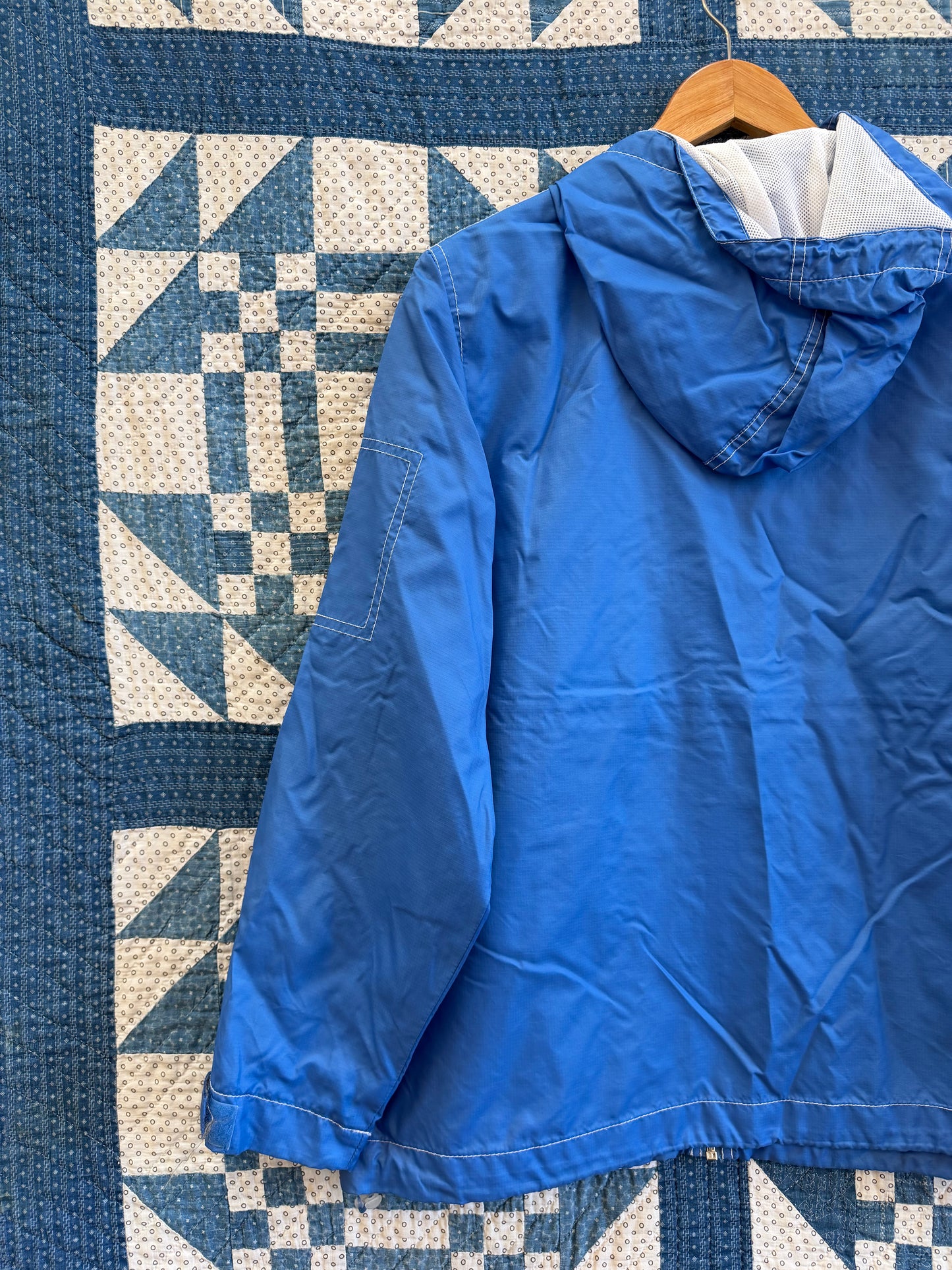 1990's Baby Blue Windbreaker