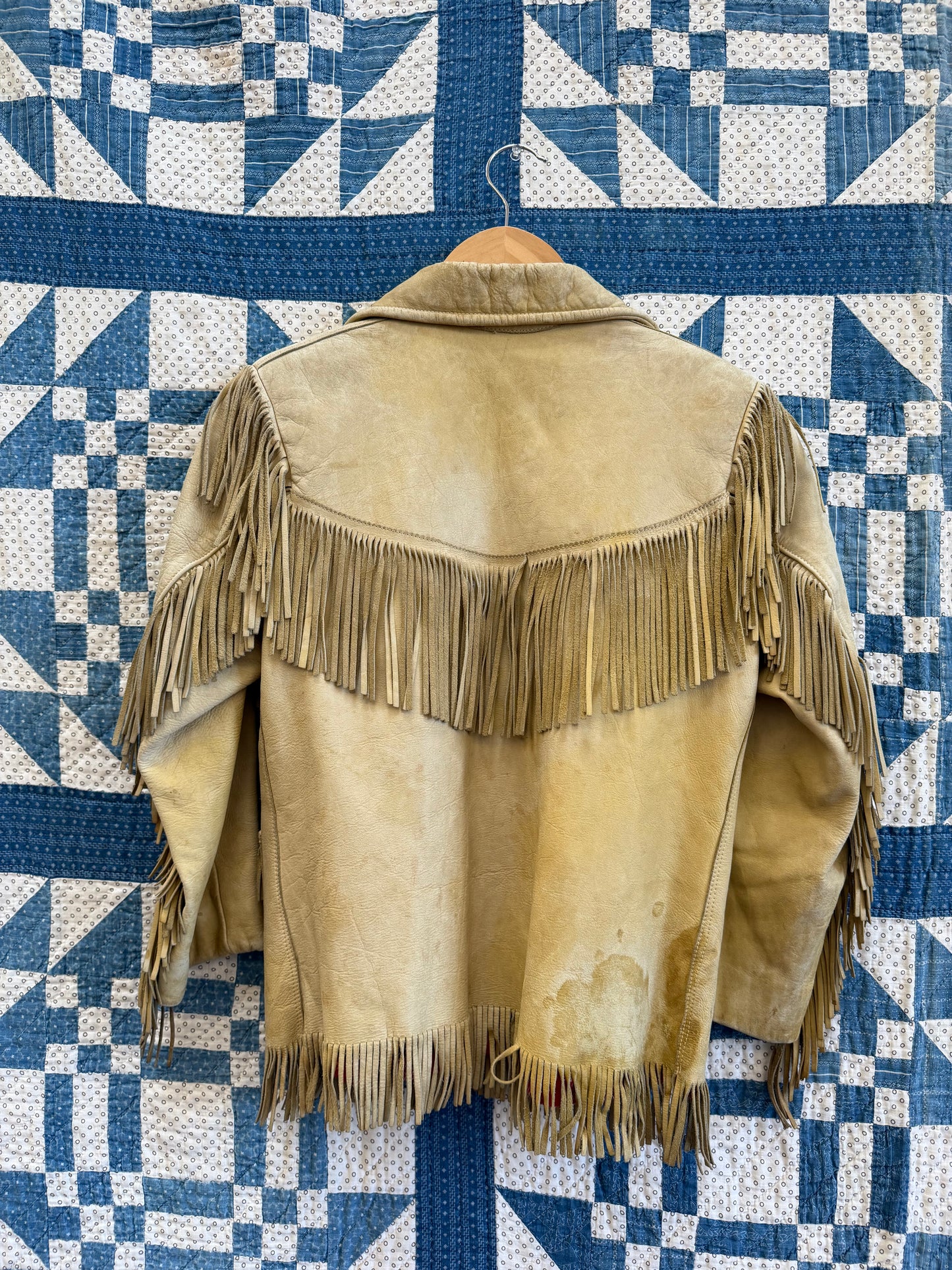 1940's Flannel Lined Fringe Jacket