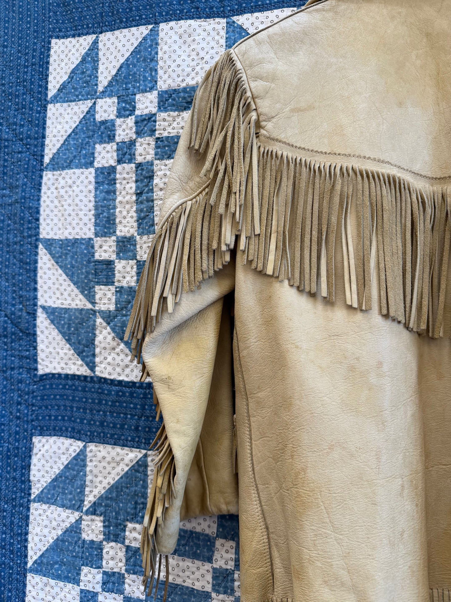 1940's Flannel Lined Fringe Jacket