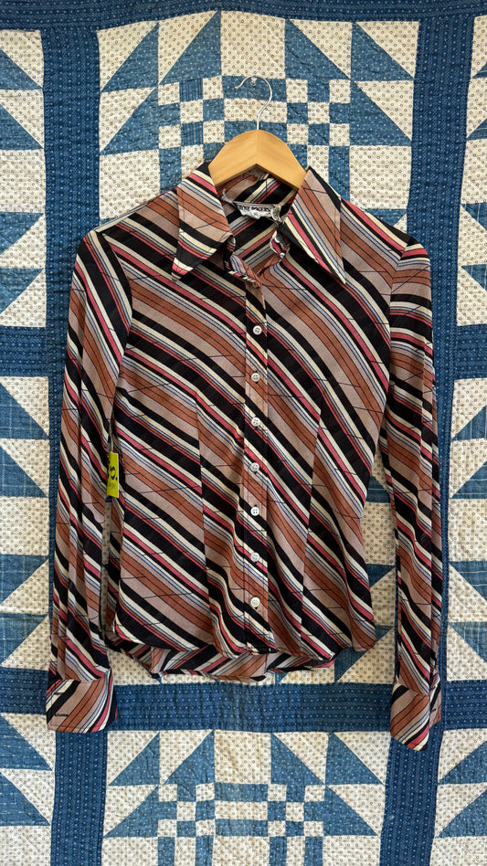 1970's Disco Button Up