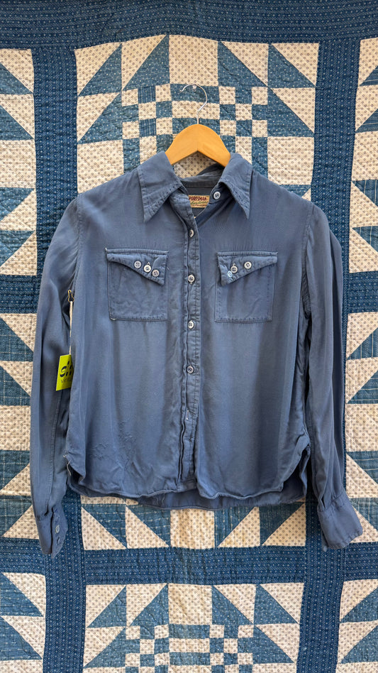 50's Gabardine Button Up