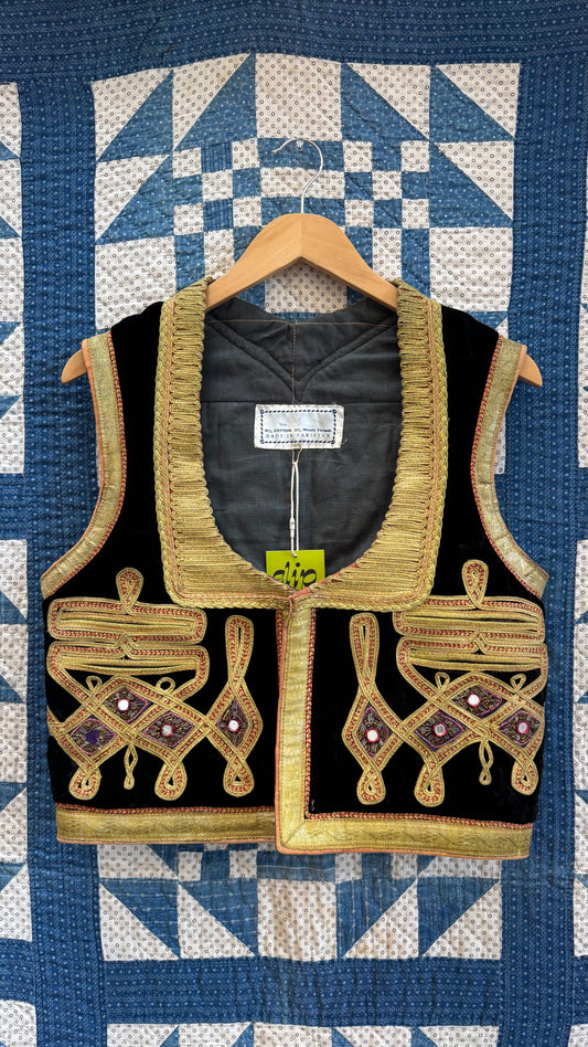 Gorgeous Velvet Embroidered Vest