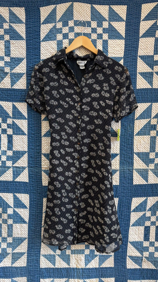 Short Sleeve Silk Shirtdress