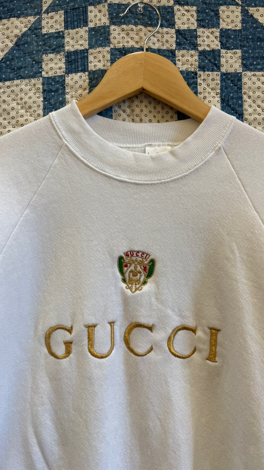 White Gucci Sweatshirt