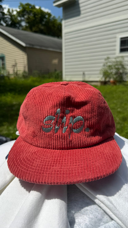 Corduroy "slip." Hat