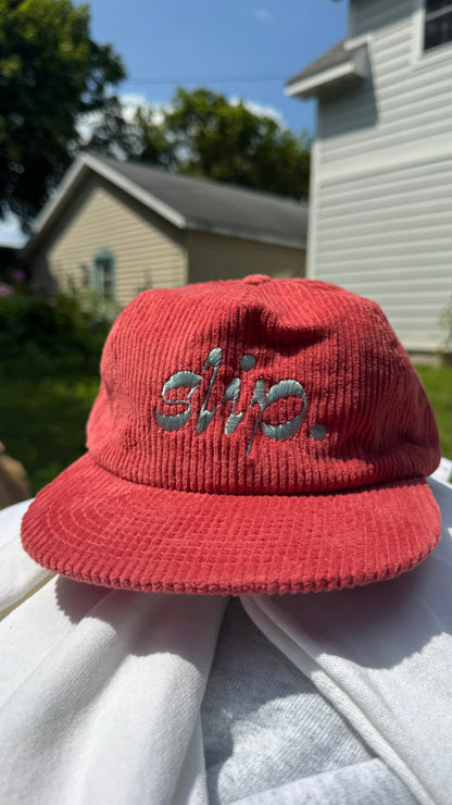 Corduroy "slip." Hat