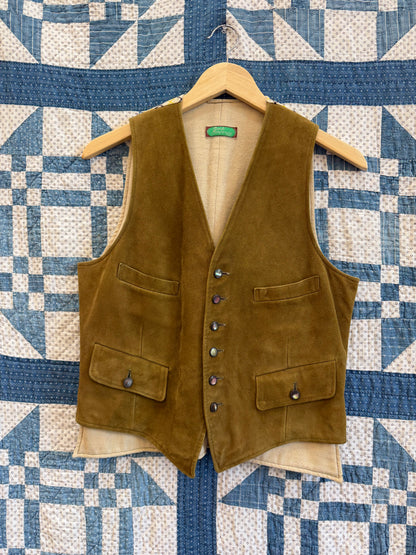 Lamb Suede Waistcoat