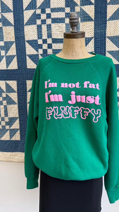 1980s Pink & Green Raglan Sweatshirt