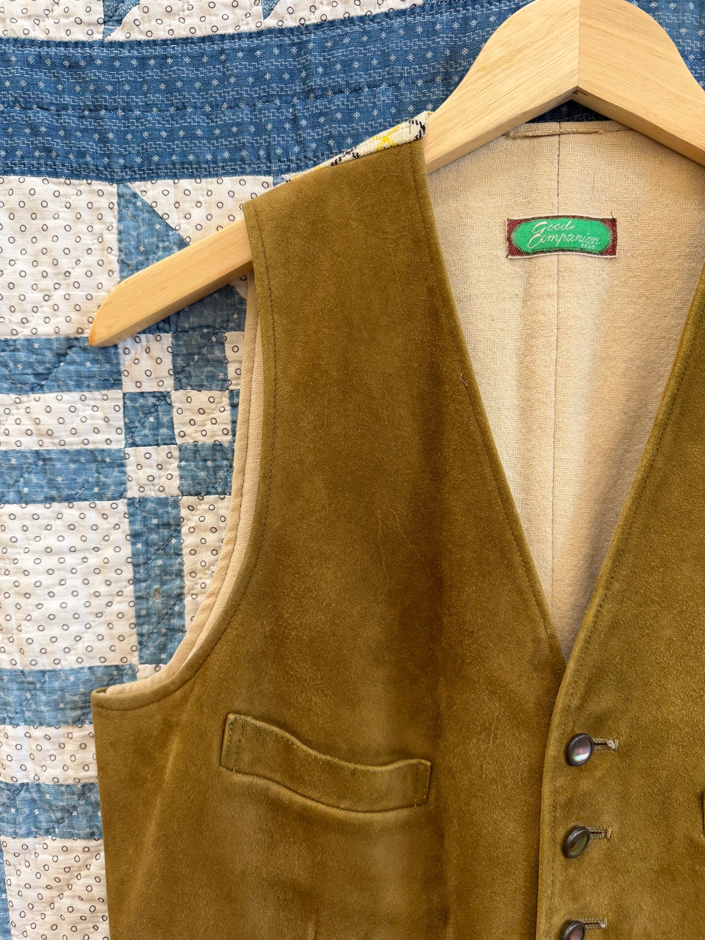 Lamb Suede Waistcoat