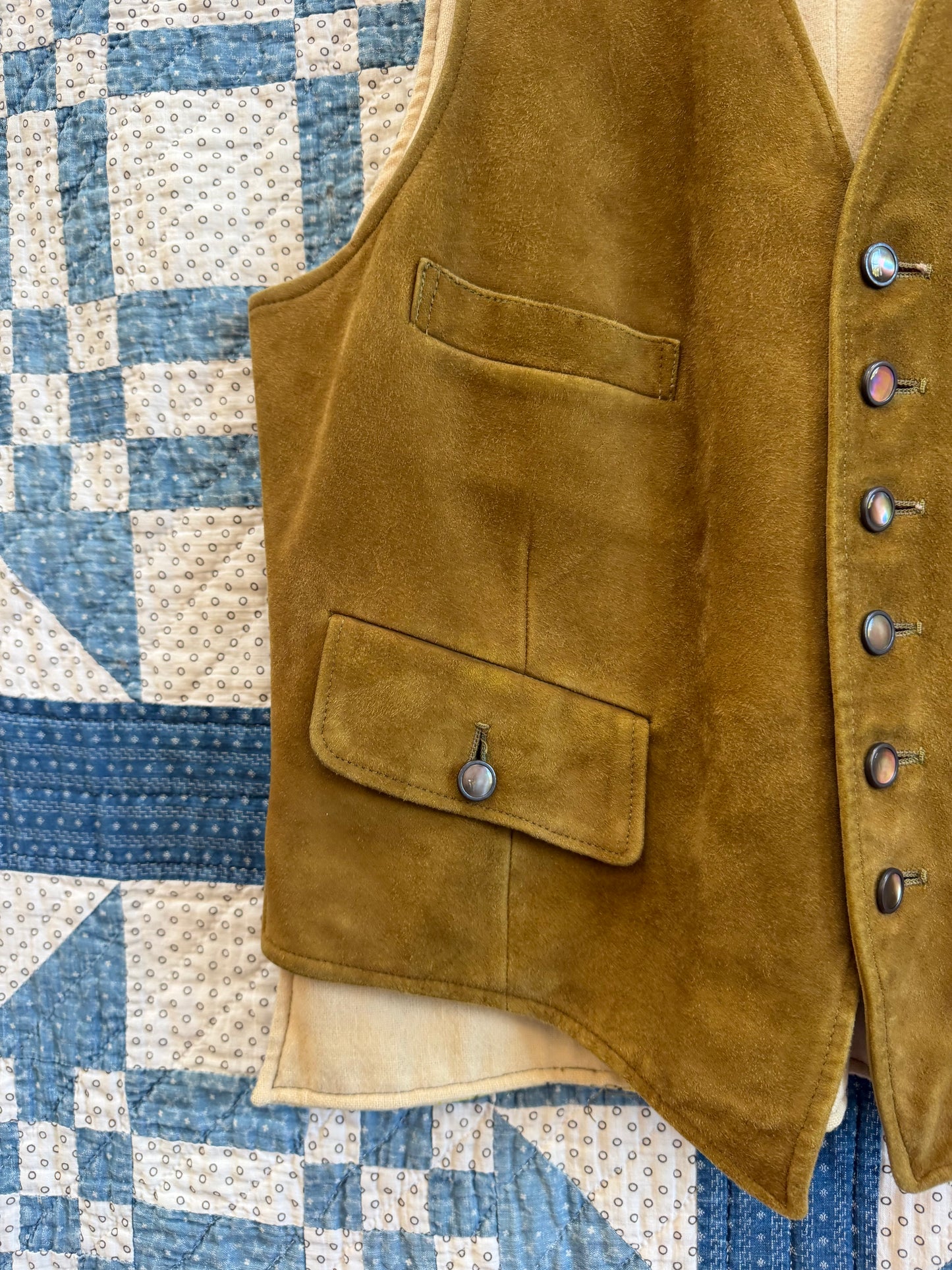 Lamb Suede Waistcoat