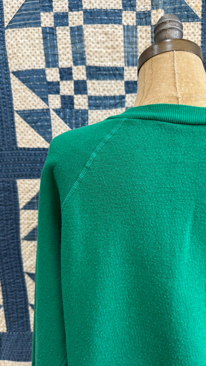 1980s Pink & Green Raglan Sweatshirt