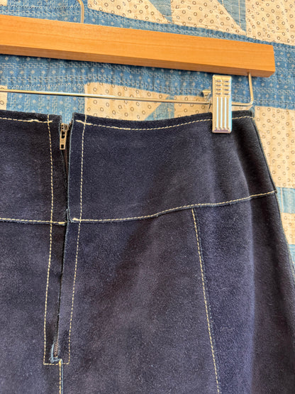 1960's Mod Suede Mini Skirt