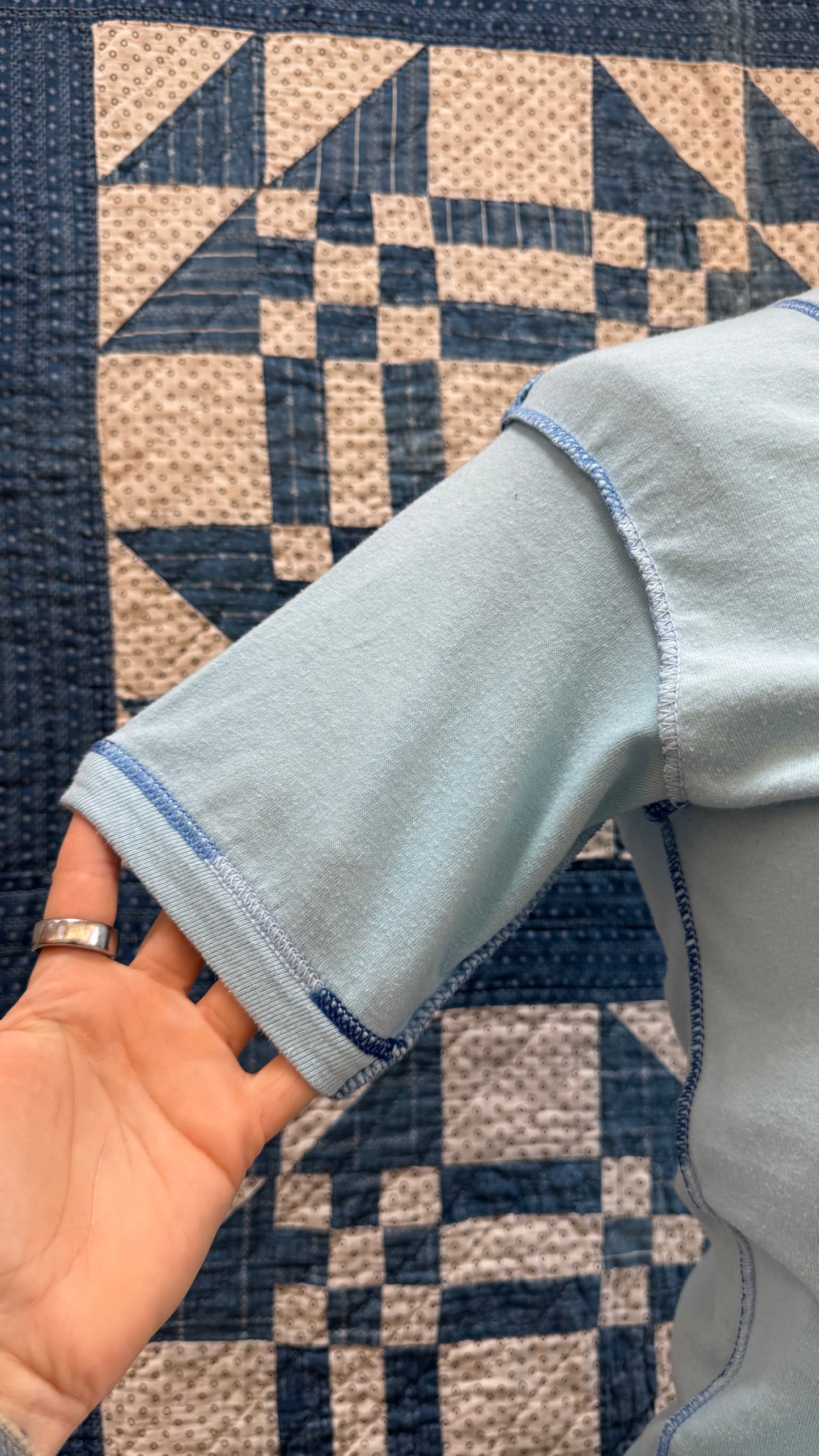 1970's Blue Mackinaw City Michigan Tee