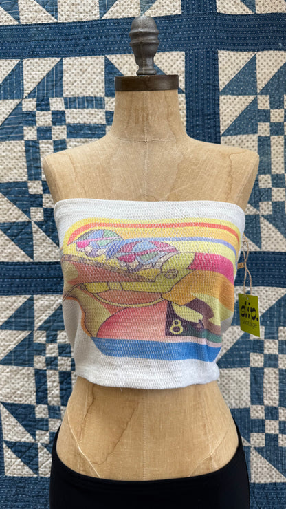1970's Horse Racing Tube Top