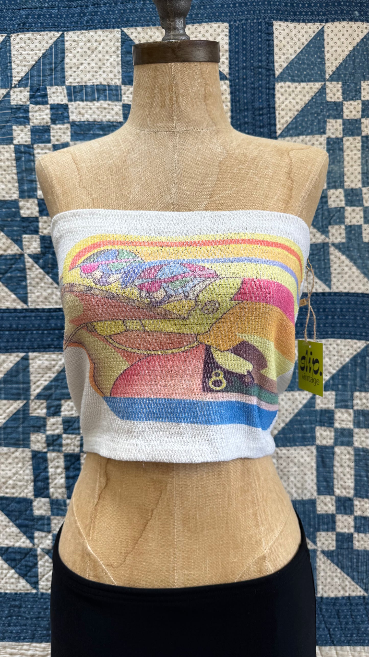 1970's Horse Racing Tube Top