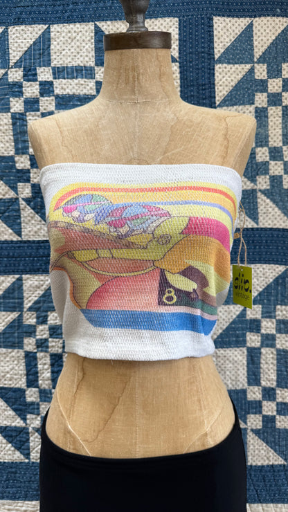 1970's Horse Racing Tube Top